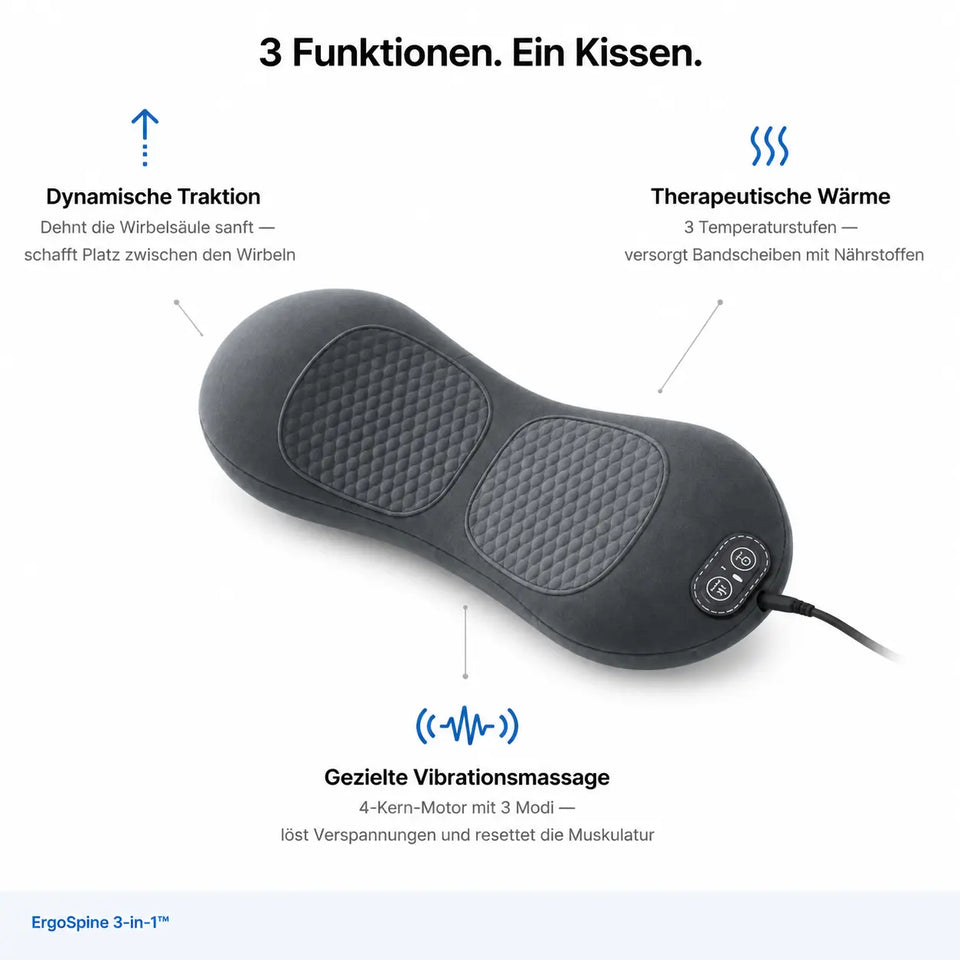 ErgoSpine 3-in-1 Massagekissen